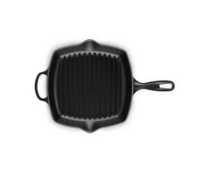 Virtuvės Indai - Le Creuset Signature Kvadratinė Keptuvė 26cm Indaplovėje Saugi Juoda