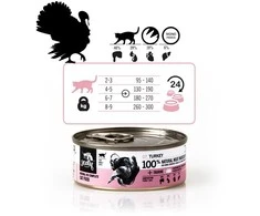 3COTY kalakutiena - šlapias kačių ėdalas - 80 g