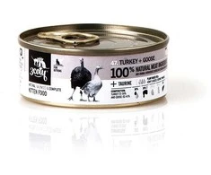 3COTY kalakutiena su žąsų mėsa kačiukams - šlapias kačių ėdalas - 80g