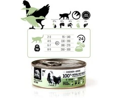 3COTY vištiena su žąsimi - šlapias kačių ėdalas - 80g