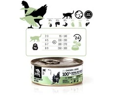 3COTY vištiena su žąsimi - šlapias kačių ėdalas - 80g