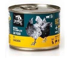 Kačių Maistas - 3COTY 02 Vištienos Drėgnas Kačių Maistas 180g Visoms Veislėms