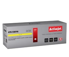 Activejet atk-590yn toner (zamiennik kyocera tk-590y; supreme; 5000 stron; geltona)