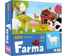 Ūkio atminties žaidimas vaikams ADAMIGO 07875
