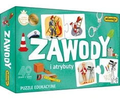Dėlionė 24 dalys Profesijos ir atributai ADAMIGO 7769