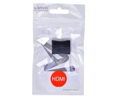 Adapteris - SAVIO CL-111 HDMI (F) į HDMI (F) Tiesus Juostinis Juodas