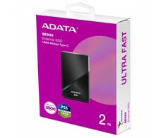 Kietasis diskas ADATA Dysk zewnętrzny ssd external se920 2tb usb4c 3800/3700 mb/s juoda