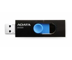 ADATA Pendrive uv320 128g usb 3.2 gen1 juoda ir mėlyna