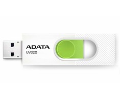 Adata flashdrive uv320 64gb usb3.1 baltas-žalias
