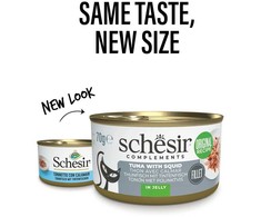 Agras Pet Foods SCHESIR Tunų su kalmarais drebučiuose - šlapias kačių maistas - 70g