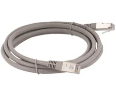Patch-cord F/UTP kat.5e PVC 0.5m pilka ALANTEC