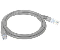 A Lan Technologie Tinklo Kabelis - Alantec KKU5SZA2 Cat5e 0,5 m U/UTP Pilkas