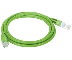 Patch-cord U/UTP kat.5e PVC 2.0m žalia ALANTEC