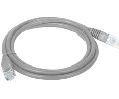 Patch-cord U/UTP kat.6 PVC 7.0m pilka ALANTEC