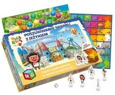 Alexander „2in1“ stalo žaidimas - lobio ieškojimas su ežiuku, pavasario ir kopėčių žaidimu