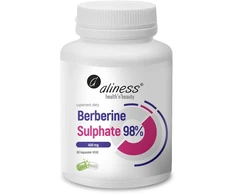 Aliness Berberino sulfatas 98 % 400 mg maisto papildas 60 kapsulių