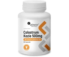 Aliness Ožkos priešpienis IG 28% 500 mg maisto papildas 100 kapsulių