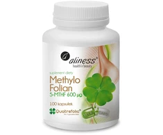 Aliness Metilfolato 5-MTHF 600 μg maisto papildas 100 kapsulių