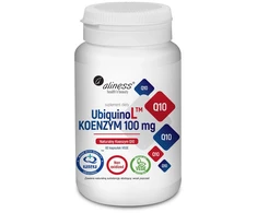 Aliness UbiquinoL™ Kaneka natūralus kofermentas 100 mg maisto papildas 60 kapsulių