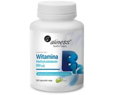Aliness Vitamino B12 metilkobalamino 950 µg maisto papildas 100 kapsulių