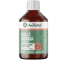 AniForte Olej su łososia – wsparcie sierści, skóry i kości šuniui i kota 250ml
