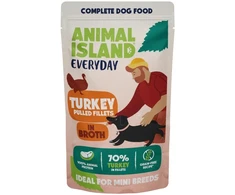 ANIMAL ISLAND Everyday szarpane fileciki w rosole indyk 150g