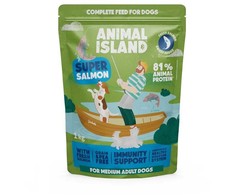 ANIMAL ISLAND lašiša - dry dog food - 1kg