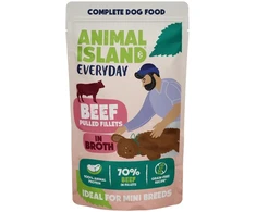 ANIMAL ISLAND mokra karma fileciki w rosole šuniui jautiena 150G