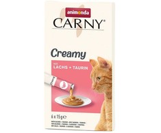 ANIMONDA Carny lašiša su taurinu - kačių skanėstai - 6 x 15 g