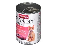 Drėgnas Kačių Maistas - ANIMONDA Carny Kačiukams Jautiena Ir Kalakutiena, 400g