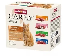 ANIMONDA Carny Adult Mix - šlapias kačių ėdalas - 8 x 85 g