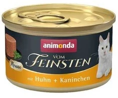Animoda Drėgnas Kačių Maistas - Animonda Vom Feinsten Mousse Vištiena Ir Triušis 85 g