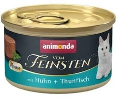 Animoda ANIMONDA Vom Feinsten Mousse vištiena ir Tunas - šlapias kačių maistas - 85 g