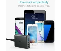 Telefono įkroviklis Anker PowerPort Speed 5 Ports, Quick Charge 3.0, 63W