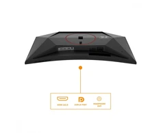 Monitorius AOC CQ27G4Z2 27inch 16:9 Fast VA 260Hz OC Native 240Hz 2560x1440 HAS 130mm HDMI x 2x 2.0 DP x 1x 1.4