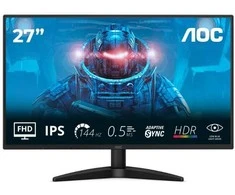 AOC 27B36X computer monitorius 68.6 cm (27") 1920 x 1080 pikselių Full HD LED Juodas