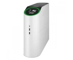 APC Back-UPS Pro Gaming 2200VA, 6 lizdai, AVR, LCD sąsaja (1320W), 4x Schuko, 2x IEC C13, baltas (Arkties)