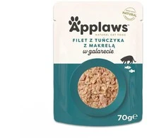 Applaws – Šlapias kačių maistas 70 g Želė maišelis – Tuno skumbrė (178-275)