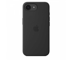 Apple silikoninis dėklas do iphonea 16e - juoda