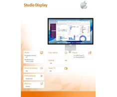 Monitorius Apple Studio Ekranas - Nano-texture glass - Tilt-adjustable stand