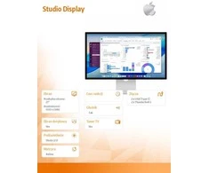 Monitorius Apple Studio Ekranas - Standard glass - Tilt-adjustable stand