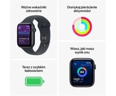 Apple Išmanusis laikrodis SE 3 GPS 44 mm aliuminio korpusas Moonlight sportinis dirželis Moonlight M/L dydis