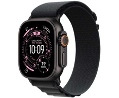 Išmanusis laikrodis Apple Watch Ultra 3 GPS + Cellular 49 mm, juodos spalvos, titano spalvos / „Alpine Loop S“, juodas (MF0Q4QP/A)