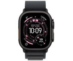 Išmanusis laikrodis Apple Watch Ultra 3 GPS + Cellular 49 mm, juodos spalvos, titano spalvos / „Alpine Loop S“, juodas (MF0Q4QP/A)