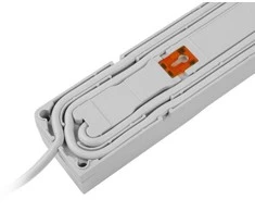 ARMAC Surge Protector Z5 3m 5x prancūziški lizdai 10A kabelių tvarkyklė pilka