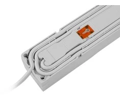 ARMAC Surge Protector Z5 5m 5x prancūziški lizdai 10A kabelių tvarkyklė pilka