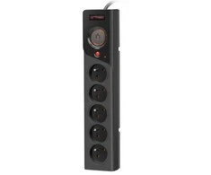 Armac Maitinimo juostelė z5 1.5m 5x230v 10a z5/15/cz juoda
