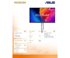 Monitorius ASUS ProArt Ekranas PA278CGRV - 144Hz | QHD | 27'' | IPS | 5ms