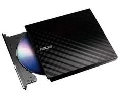 Asus Išorinis SDRW-08D2S-U Lite Slim DVD USB įrašymo įrenginys, juodas