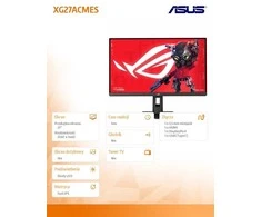 Žaidimų monitorius Asus ROG Strix XG27ACMES, 27" QHD Fast IPS, 255Hz, 0.3ms